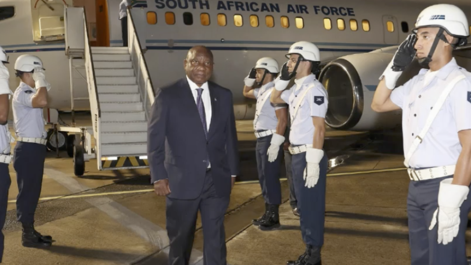 G20 Leaders' Summit Ramaphosa arrives in Brazil, SA to assume G20 presidency eNCA